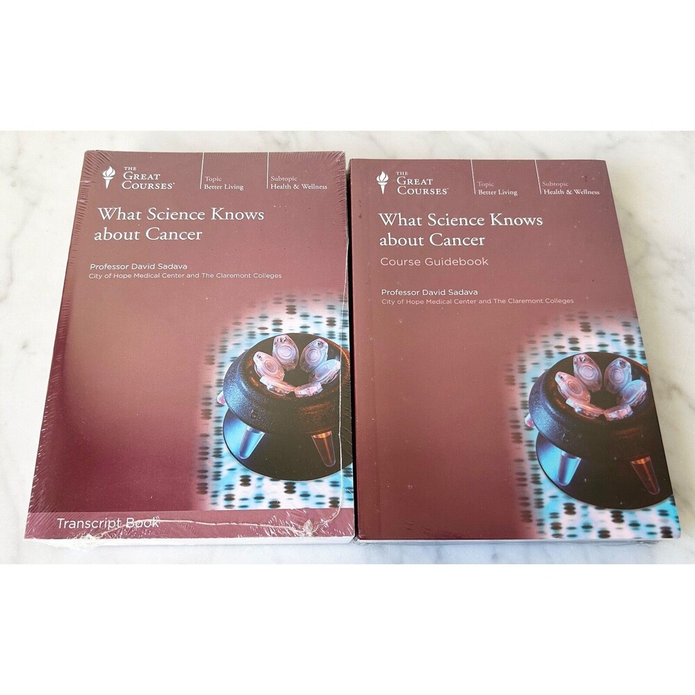 Great Courses What Science Knows About Cancer-DVDs Guidebook & Transcript NEW